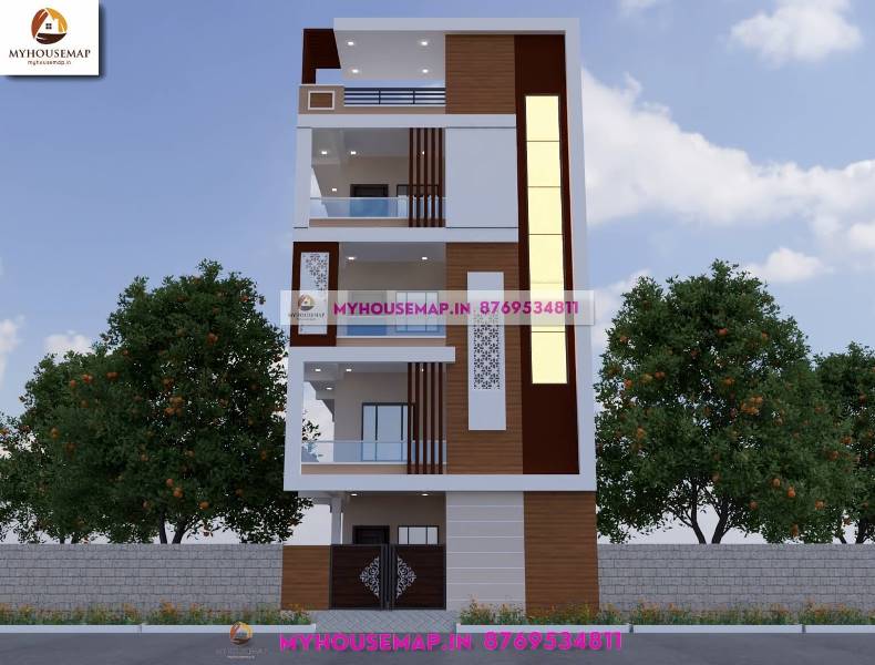 best elevation designs for g+3 - my house map