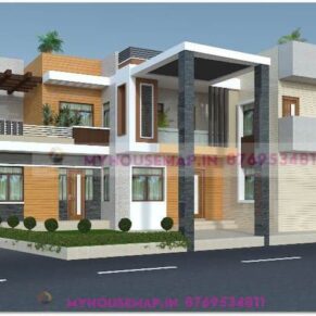 duplex elevation design 60×46 ft