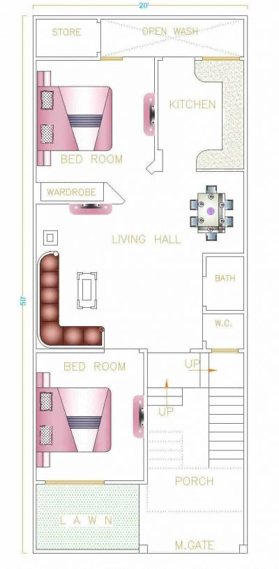 25*50 house map