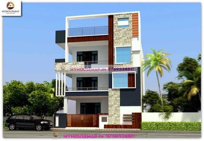 Simple elevation design of home