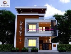 exterior home design for duplex