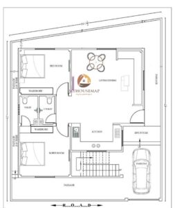 floor plan simple 40×47 ft