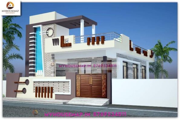 image of front elevation design ground floor and beautiful front design with best theme