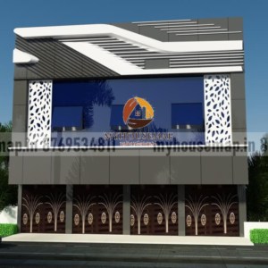 front elevation acp design