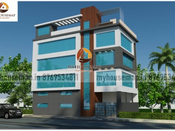 Modern Acp Sheet Front Elevation Design For Shop