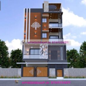 front elevation design 30×55 ft