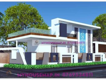 image of front elevation for ground floor house and best home with perfect color theme