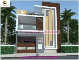 home elevation design 1 floor 22×45 ft