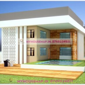 home elevation design 2 floor 70×90 ft