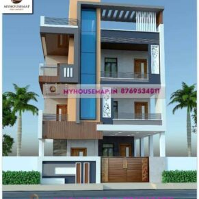 house front colour design 30×54 ft