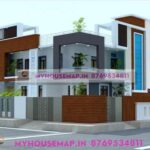 2 floor latest contemporary home elevation