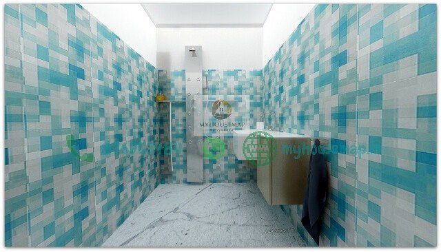interior design of a bathroom
