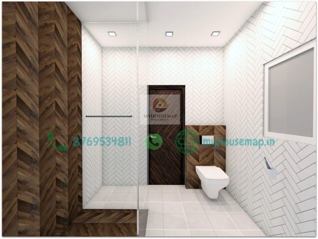 interior design of bathroom