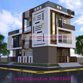 latest front elevation designs 22×55 ft