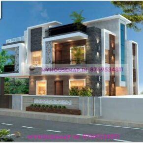 modern front elevation design 47×45 ft