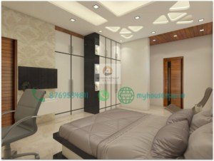 modern interior bedroom design for house