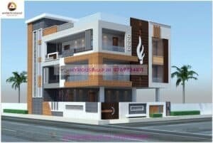 new home front design 35×45 ft