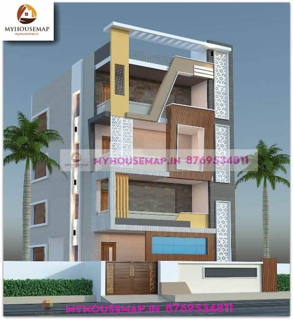 simple house front design indian style