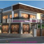 best 2 floor commercial elevation design