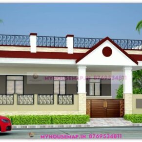 single floor house traditional design 25×50 ft