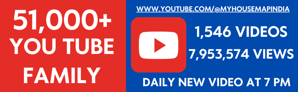 www.youtube.com@myhousemapindia 51.8K subscribers 1,546 videos 7,953,574 views